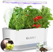Misting 11 Pods Hydroponic Growing System Herb Garden Kit Indoor, 4L+1.5L Large