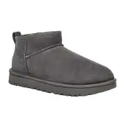 [UGG] Women's Classic Ultra Mini Sheepskin Boots CLASSIC ULTRA MINI 1116109 GREY
