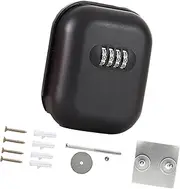 "Abbraccia" 4 Digit Code Key Lock Box for Emergency Key Storage, Waterproof Combination Lockbox for Apartments And Factories, black