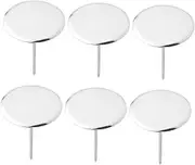 Cabilock 6pcs Stainless Steel Cake Flower Needles Pastry Decorating Tools for Cake Decoration for Making Cupcake Flowers Designs