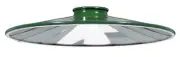 B&P Lamp® Mirrored Industrial Style Flat Metal Shade