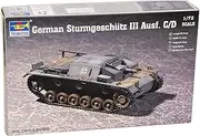 Trumpeter 1/72 German Sturmgeschutz III Ausf. C/D Plastic Model Kit