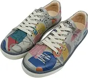 [DOGO] Vegan Leather Sneakers for Women - Handmade and Unique Design Fashion Sneakers for Women