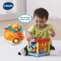 在飛比找momo購物網優惠-【Vtech】聲光互動學習盒+滾滾球(幼兒互動禮物首選)