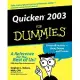 Quicken 2003 for Dummies