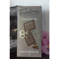 在飛比找蝦皮購物優惠-代購德國Feodora 賭神85% 苦味巧克力. 80g 巧