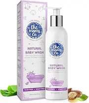 The Moms Co. Tear-Free Natural Baby Wash with Calendula, Avodado Oils and USDA-Certified Organic Oils Like Argan, Chamomile - 200ml
