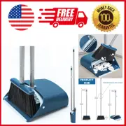 Broom and Dustpan Set for Home, Extendable 52" Indoor Broom and Dustpan New