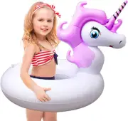 Unicorn Pool Float, Pool Floats for Kids Inflatable Unicorn Float for Pool Ki...