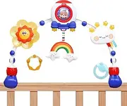Crib Mobile | Toddler Bed Bell,Multifunctional Cartoon Baby Bed Bell for Boys Girls, Bassinet Playpen Decoration Toys