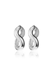Jenny Bird Gala Silver-dipped Hoop Earrings ONE SIZE