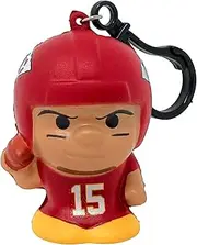 NFL Squeezymates Kansas City Chiefs Mahomes Figurine, Team Colors, 2.5" Tall