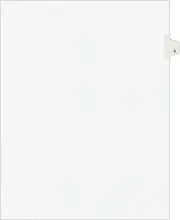 Individual Legal Exhibit Avery(R) Style Dividers 5 Side Tab 8.5x11in 25 Sets/PK