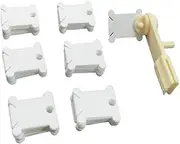 Generic 300 PCs Flowed Hand Spoubins Hand Crank with Spool -Wing Fin -Organizer for Fishing Thread Holder Cotton Thread Sewing Thread