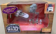 Star Wars Micro Machines Action Fleet 2 Pack Landspeeder & Imperial AT-ST
