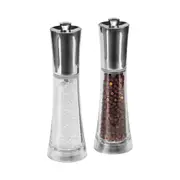 Cole & Mason Style Salt & Pepper Mill Home/Kitchen Spice Grinder Gift Set Clear