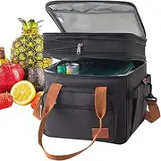Insulated Cooler, Insulated Cooler Bag - Waterproof Lunch Box - 18 Litre Insulated Cooler Bag & Food Delivery & Grocery Warmer
