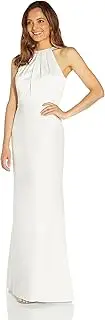 [Adrianna Papell] Women's Satin Crepe Gown
