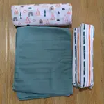 HIJAU GIDS BABY 3PCS JUMBO BABY SWADDLE 新生兒用品毯子綠松石綠色系列