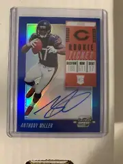 ANTHONY MILLER BGS9 /25 rookie auto 2018 CONTENDERS OPTIC Blue ON CARD autograph