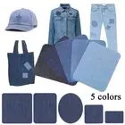 Quality Denim Iron-on Jean Patches Repair Patch Kit for Jacket Clothes 5 Colors♪