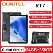 10.1" Oukitel RT7 TITAN 5G Rugged Tablet 32000mAh 24+256GB 48MP+20MP Android 13