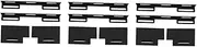 3pcs Oven Windshield Griddle Electric Skillet Microwave Convection Oven Countertop Induction Cooktop Grill Flat Top Grill for Electric Stove Side Wind Keten Wind Blocker