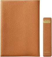 Concise 324133 Book Cover, Leather Style, No. 11, A5, Top Binding, Camel
