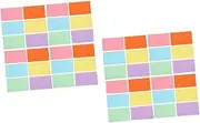 TEHAUX Sets Flashcards and Memo Notes in One Ruled Index Cards Lines Blue Pink for Study and Organization Pcs