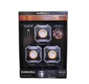 Duracell 1500 Lumen Work Lights, Rechargeable, 3 Count (FREE SHIPPING)