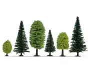 NOCH HO, TT Scale Mixed Forest (25 trees. 5 - 14cm)