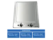 Smeg 30cm Induction Teppanyaki Plate