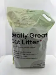 (NEW) Tuft and Paw Really Great Cat Litter 9.5LBS Flushable Made by Cat People!