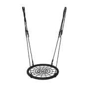 NNEDSZ Kids Rope Swing Round Outdoor Birds Crows Nest Spider Web Swing Seat 65cm