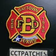 BAYTOWN, TEXAS FIRE DEPARTMENT PATCH TX