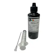 Pigment Refill Black Ink Kit for All Hp Inkjet Printer Cartridge 100ml + Syringe