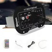 Bluetooth HiFi Power-Amplifier Mini Audio Digital Stereo FM Car AMP Remote 50W