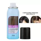 (Dark Brown)75ml Disposable Nourishing Hair Dye Color Spray Cover White IDS