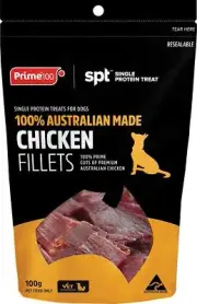 Dog Treats Beef Chicken Turkey kangaroo SPT- Single Protein l Jerky Fillet