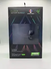 Razer Victory Bundle Viper Ambidextrous Wired Gaming Mouse GigantusV2 Mouse Pad