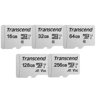 【Transcend創見】128G 64G 300S MicroSD UHS-I U1 U3 記憶卡 手機記憶卡