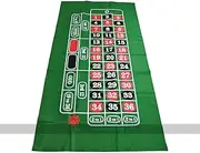 Roulette Mat - Green Felt Cloth, 180 x 90cm