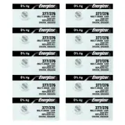 Energizer 377/376 SR626SW Silver Oxide Watch Battery (10 Pack)