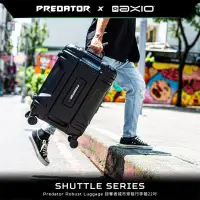 在飛比找Yahoo奇摩購物中心優惠-Predator 掠奪者22吋城市穿梭行李箱(黑色-GP-0