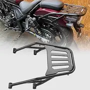 WOOGA Motorcycle Rear Carrier Support Shelf Luggage Rack Passenger Carrier Grab Bar for Ho&nda Rebel CMX 1100 REBEL1100 Accessories 2021 2022 2023 2024 2025