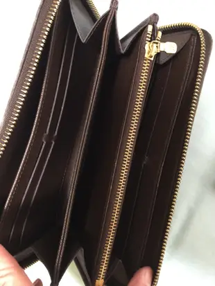 LV N60015 Damier LV棋盤格紋拉鍊長夾