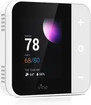 Vine Thermostat for Home with Touchscreen Color Display, WiFi Smart Thermostat
