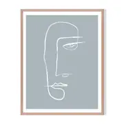 Stone Age Framed Printed Wall Art - Timber