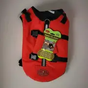 Outback Jack Aussie Life Jacket Dog Safety Vest Flotation Device RED Size LARGE