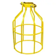 Industrial Style Metal Lamp Guard Vintage for Pendant Lights Lamp Holder Yellow